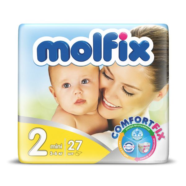 Molfix Mini Подгузники детские (3-6 кг) 27шт