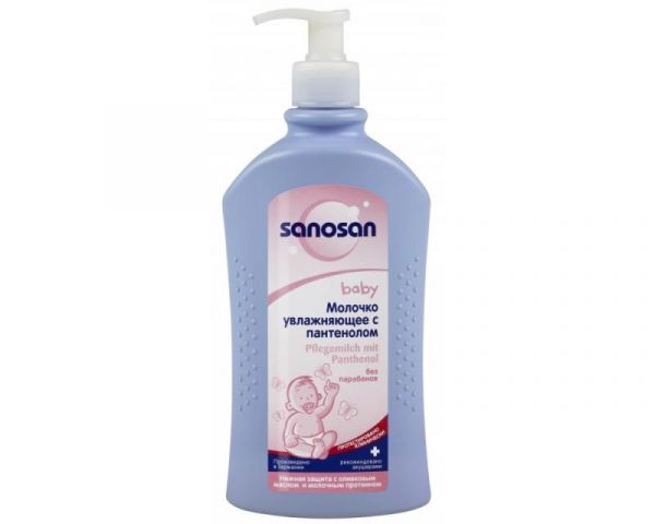 Молочко Саносан (Sanosan) увлажняющее с пантенолом 500 мл