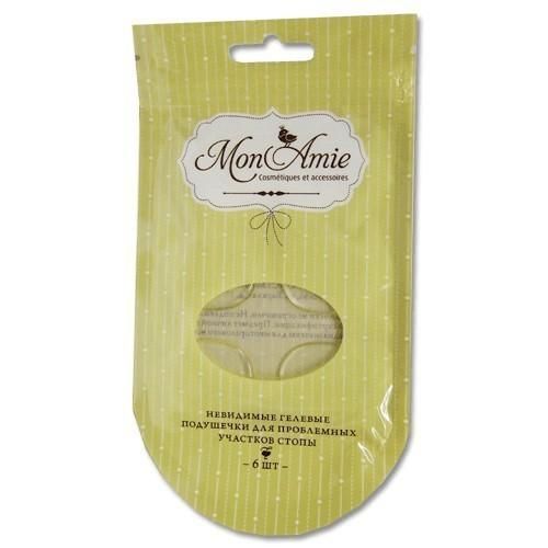 Монами подушечки гелевые для проблемных участков стопы, 6 шт.