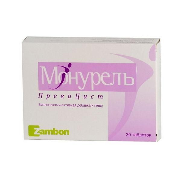 Монурель ПревиЦист таблетки 920 мг 30 шт. Монурель ПревиЦист таблетки 920 мг 30 шт.