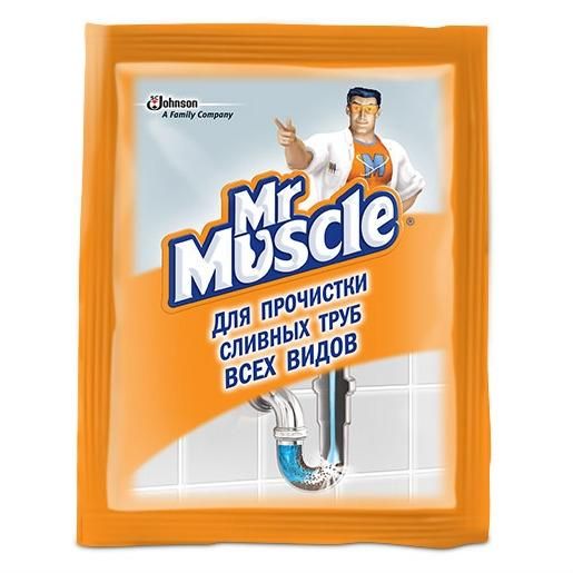 Mr. Muscle Чистящее и моющее средство для засоpенных тpуб 70 г