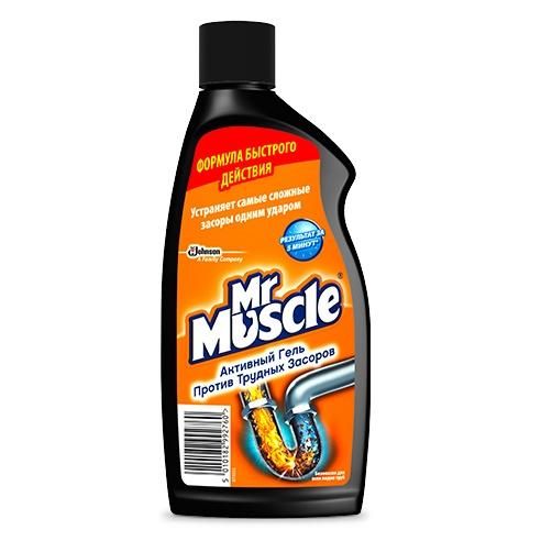 Mr. Muscle Чистящее и моющее средство гель для сливных тpуб 500 мл