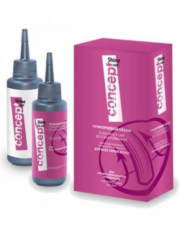 Набор Concept для холодной перманентной завивки для всех типов волос Прикорневой объем 100 мл+10 мл упак.