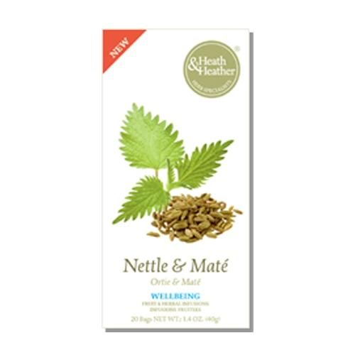 Напиток Хиз энд Хизер (Heath &amp; Heather) Крапива и мате травяной фильтпакетики 20 шт. упак.