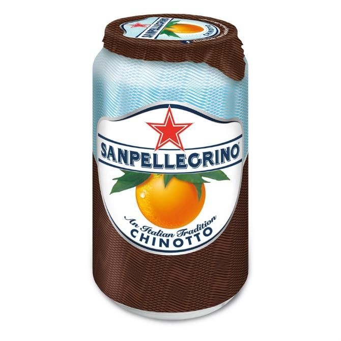 Напиток S.Pellegrino безалкогольный газированный Померанец 0,5л железная банка