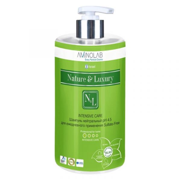 Nature&amp;Luxury Шампунь нейтральный pH 45 для ежедневного применения Sulfate-Free 730мл