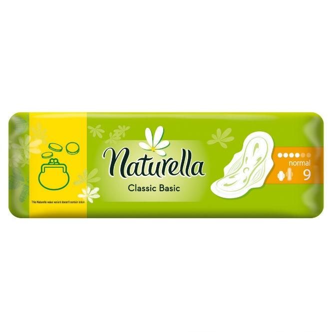 Naturella Classic Basic Normal прокладки с крылышками 9 шт.