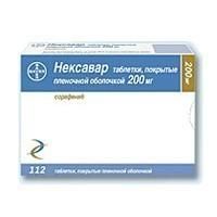 Нексавар таблетки покрыт.плен.об. 200 мг 112 шт.