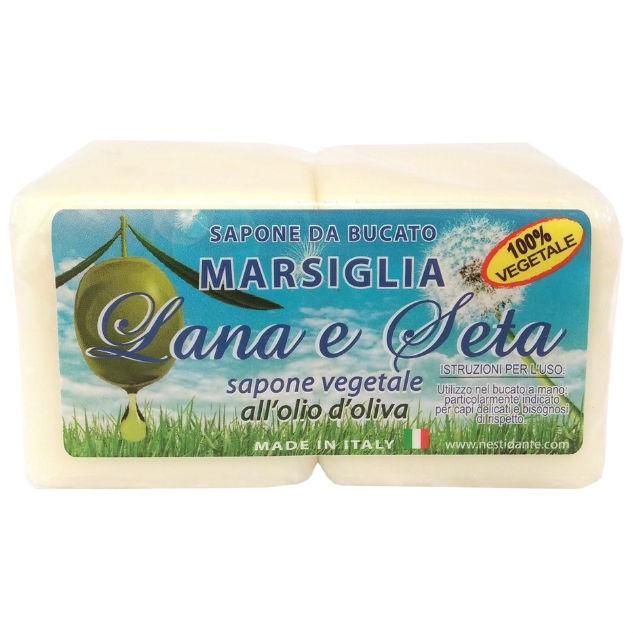 Nesti Dante мыло Lana &amp; Seta with olive oil Laundry Soap Шерсть и Шелк 2 х 150 г