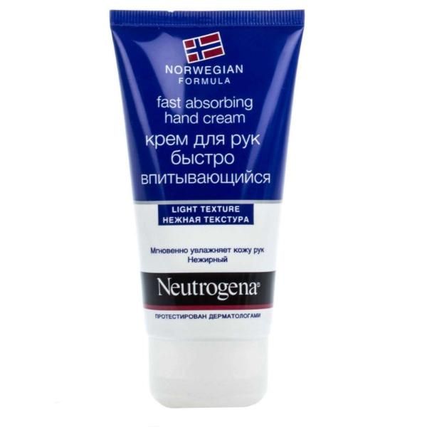 Neutrogena крем для рук быстро впитывающийся 75 мл Neutrogena крем для рук быстро впитывающийся 75 мл