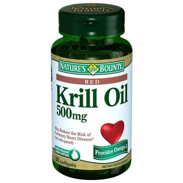 Нэйчес Баунти Масло криля 500 мг капсулы 30 шт.