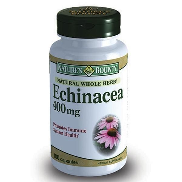 Нэйчес Баунти Натуральная эхинацея капсулы 400 мг, 100 шт. Нэйчес Баунти Натуральная эхинацея капсулы 400 мг, 100 шт.