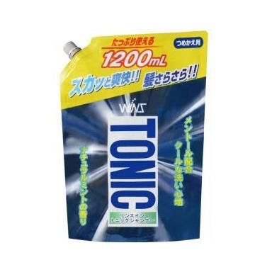 Nihon Detergent Охлаждающий шампунь 2 в1 с кондиц.-тоником Wins rinse in tonic shampoо мягк уп 1200мл