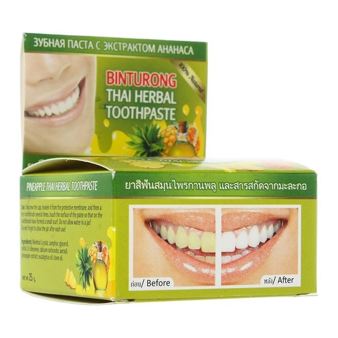 Nina Buda Binturong Pineapple Thai Herbal Toothpaste зубная паста с экстр.ананаса 25 г