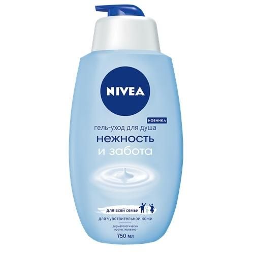 Nivea Гель-уход для душа Нежность и забота 750мл