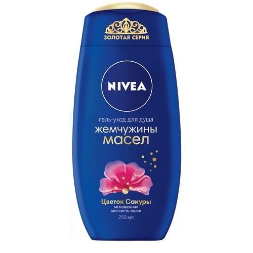 Nivea Гель-уход для душа Жемчужины масел Цветок Сакуры 250мл