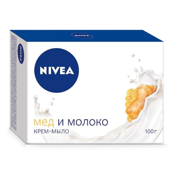 Nivea Крем-мыло Молоко и мёд 100г