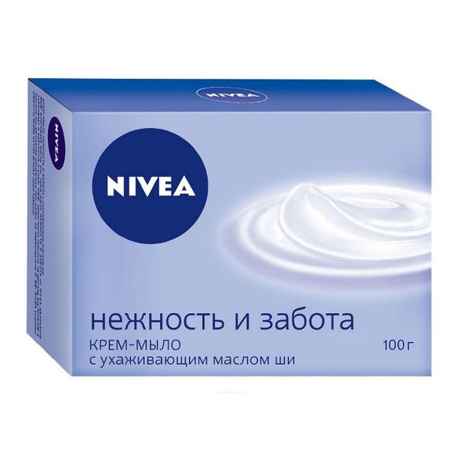 Nivea Крем-мыло Нежность и забота, 100гр