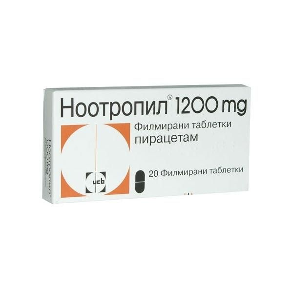Ноотропил таблетки 1200 мг, 20 шт. Ноотропил таблетки 1200 мг, 20 шт.