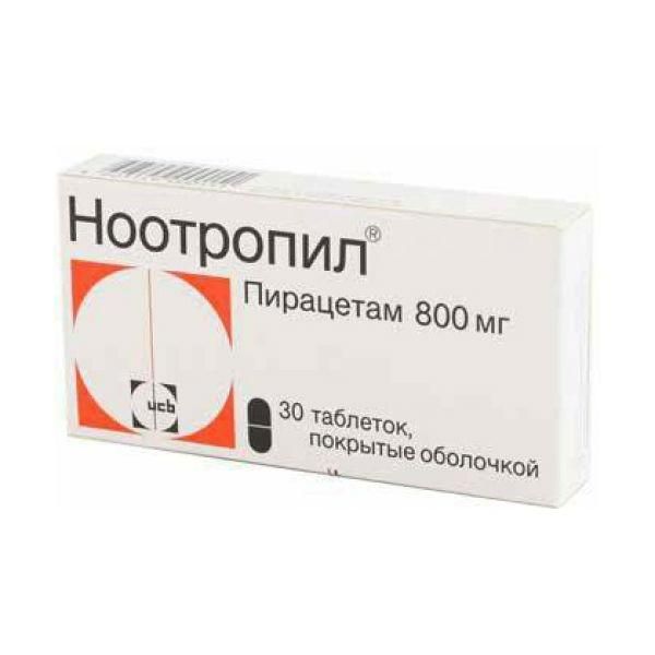 Ноотропил таблетки 800 мг, 30 шт.