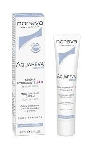 Noreva Aquareva крем увлажняющий 24 часа насыщенная текстура тюбик 40 мл