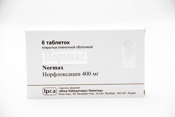 Нормакс таблетки 400 мг, 6 шт. Нормакс таблетки 400 мг, 6 шт.