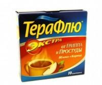 Терафлю экстра пакетики 21 г, 10 шт, яблоко Терафлю экстра пакетики 21 г, 10 шт, яблоко