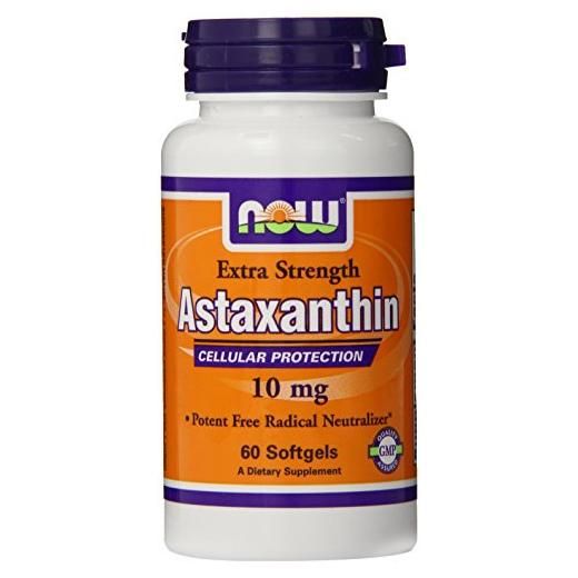 Now Astaxanthin Астаксантин 10 мг капсулы 60 шт.