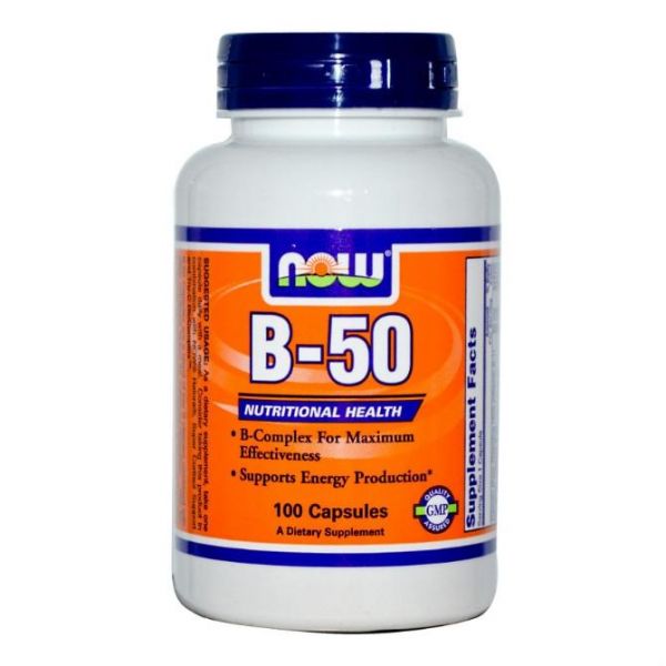 Now B-50 Комплекс витаминов группы B таблетки 100 шт. Now B-50 Комплекс витаминов группы B таблетки 100 шт.