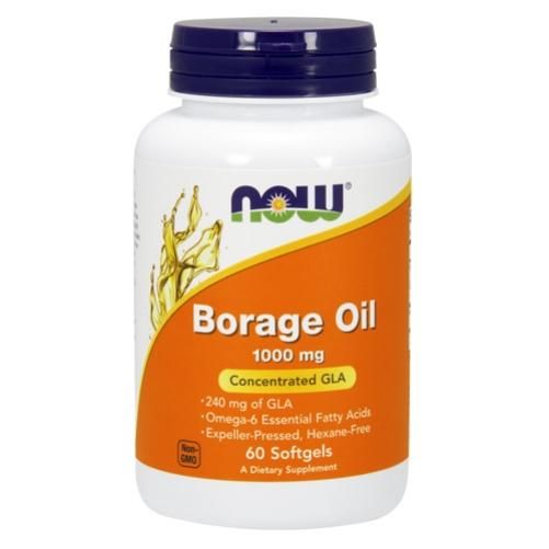 Now Borage Oil Масло бурачника 1000 мг желатиновые капсулы 60 шт.