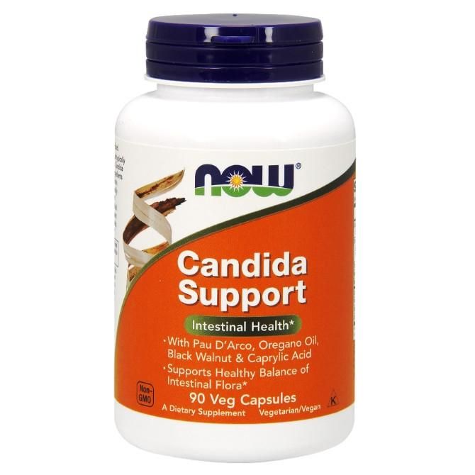 Now Candida Support Кандида Саппорт капсулы вегетарианские 90 шт.