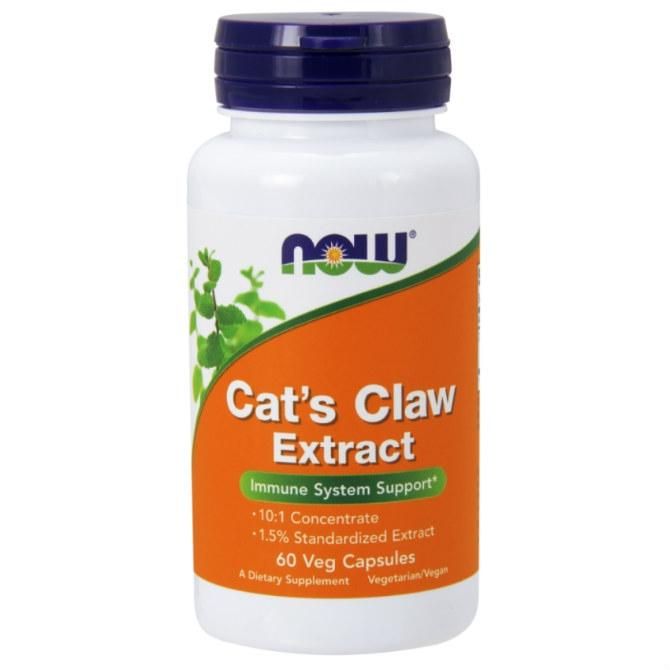 Now Cat\'s Claw Extract Кошачий коготь эктракт капсулы вегетарианские 60 шт.