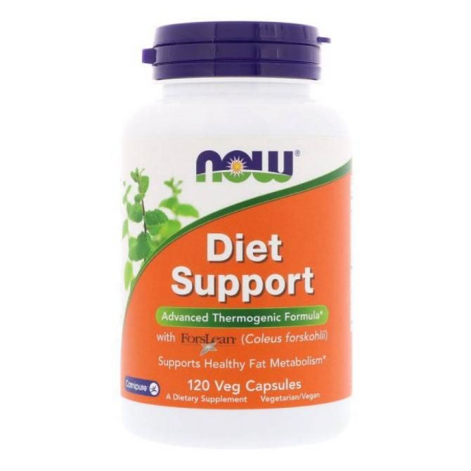 Now Diet Support Поддержка диеты капсулы вегетарианские 120 шт.