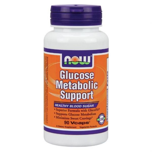 Now Glucose Metabolic Support Поддержка Глюкозы капсулы вегетарианские 90 шт. Now Glucose Metabolic Support Поддержка Глюкозы капсулы вегетарианские 90 шт.