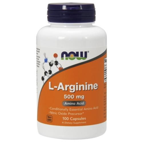 Now L-Arginine L-Аргинин 500 мг капсулы 100 шт.