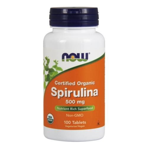 Now Spirulina Спирулина 500 мг таблетки 100 шт.