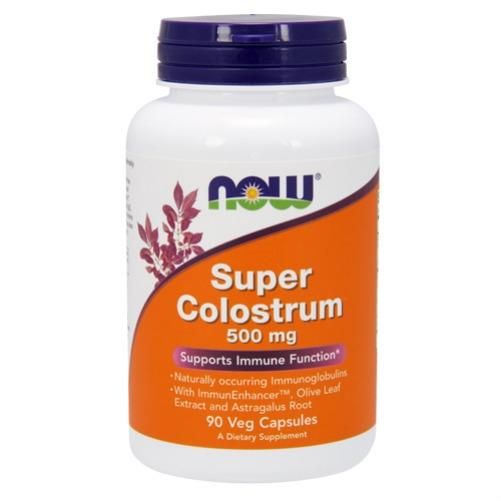 Now Super Colostrum Супер Колострум-молозиво 500 мг капсулы вегетарианские 90 шт.