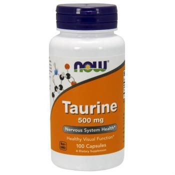 Now Taurine Таурин 500 мг капсулы 100 шт.