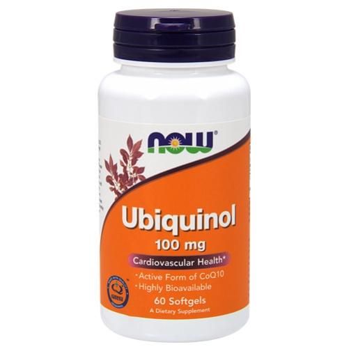 Now Ubiquinol Убихинол 100 мг желатиновые капсулы 60 шт.