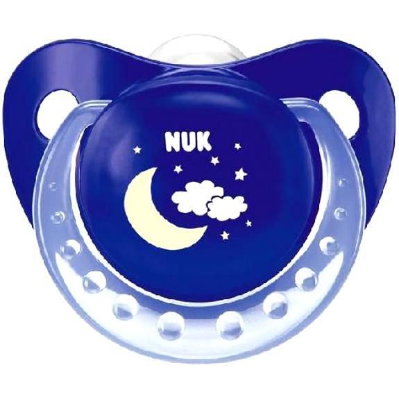 Nuk Night и Day соска-пустышка ортодонтическая силикон 6-18 мес р.2 1 шт.