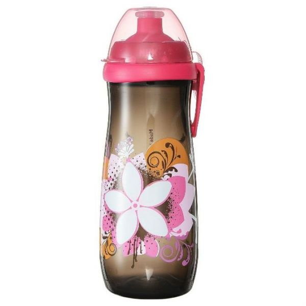 Nuk Sports Cup Поильник с силиконовой насадкой тяни-толкай 450 мл