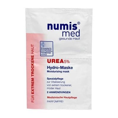 Numis Med маска для лица увлажняющая с 5% мочевиной 8 мл х 2 шт.