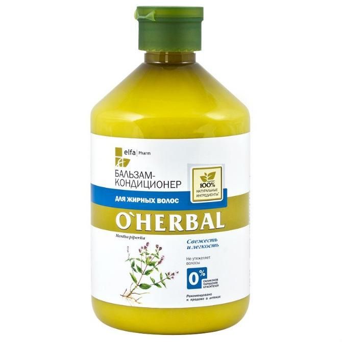 O Herbal Бальзам-кондиционер для жирных волос 500 мл