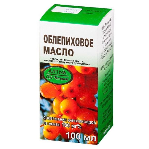 Облепиховое масло 100мл Облепиховое масло 100мл