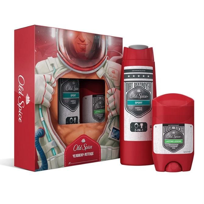 Old Spice Твердый дезод.Lasting Legend 50 мл+ Гель д/душа+Шмп 2в1 Dirt Destroyer Sport 1 уп.