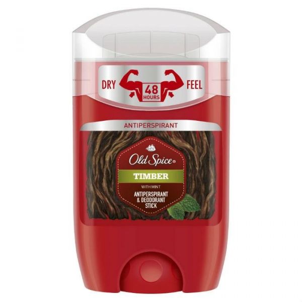 Old Spice Твердый дезодорант-антиперспирант Timber 50мл