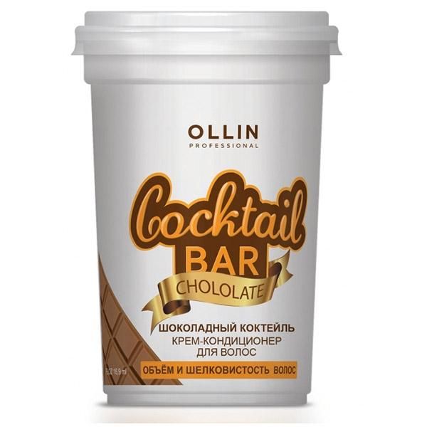 Ollin Prof Cocktail BAR Крем-кондиционер Шоколадный коктейль объём и шелковистость волос 500 мл