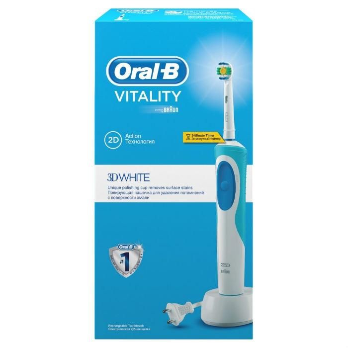 Oral-B Электрическая зубная щетка Vitality D12.513DW отбеливающая