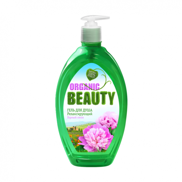 Organic Beauty Гель для душа Сирень и хлопок релаксирующий 1л