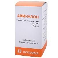 Аминалон таблетки 250 мг, 100 шт. Аминалон таблетки 250 мг, 100 шт.